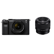 Alpha a7C Mirrorless Digital Camera with 28-60mm Lens (Black) and FE 50mm f/1.8 Lens Image 0