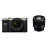 Alpha a7C Mirrorless Digital Camera with 28-60mm Lens (Silver) and FE 85mm f/1.8 Lens Thumbnail 0