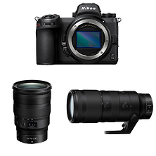 Z 6II Mirrorless Digital Camera Body w/Nikkor Z 24-70 f/2.8 & Z 70-200 f/2.8 Image 0