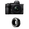 Z 5 Mirrorless Digital Camera with 24-50mm Lens and FTZ II Mount Adapter Thumbnail 0