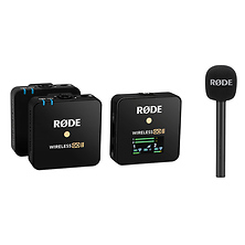 Wireless GO II 2-Person Compact Digital Wireless Microphone System/Recorder (2.4 GHz, Black) with Interview GO Handheld Mic Adapter Image 0