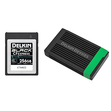 256GB BLACK CFexpress Type B Memory Card with FREE USB 3.2 Gen 2 CFexpress Memory Card Reader Image 0