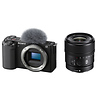Alpha ZV-E10 Mirrorless Digital Camera Body (Black) with Sony E 15mm f/1.4 G Lens Thumbnail 0