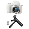 Alpha ZV-E10 Mirrorless Digital Camera Body (White) with Vlogger Accessory Kit Thumbnail 0