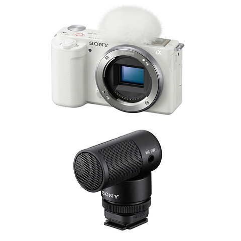 Sony Alpha ZV-E10 Mirrorless Vlog Camera (White)