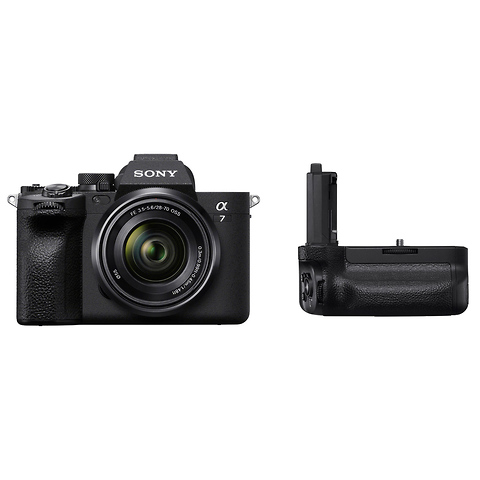 Alpha a7 IV Mirrorless Digital Camera with 28-70mm Lens and VG-C4EM Vertical Grip Image 0