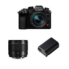 Lumix DC-GH6 Mirrorless Micro Four Thirds Digital Camera with 12-60mm Lens, 9mm f/1.7 Lens, and DMW-BLK22 Battery Thumbnail 0