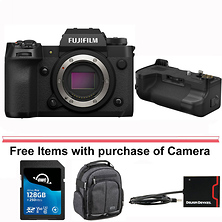 X-H2 Mirrorless Digital Camera Body with VG-XH Vertical Battery Grip Image 0