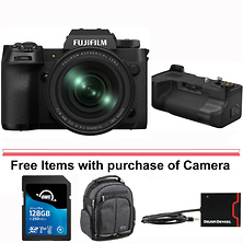 X-H2 Mirrorless Digital Camera with XF 16-80mm Lens and VG-XH Vertical Battery Grip Image 0