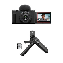 ZV-1F Vlogging Camera (Black) with Sony Vlogger's Accessory KIT (ACC-VC1) Image 0