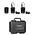 Blink 500 ProX B2 2-Person Digital Camera-Mount Wireless Omni Lavalier Microphone System (Black 2.4 GHz) with SR-C8 Watertight Dustproof Carry-On Case