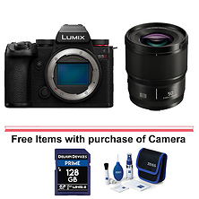 Lumix DC-S5 II Mirrorless Digital Camera Body (Black) with Lumix S 50mm f/1.8 Lens Image 0