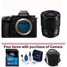 Lumix DC-S5 II Mirrorless Digital Camera Body (Black) with Lumix S 24mm f/1.8 Lens Image 0