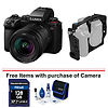 Lumix DC-S5 II Mirrorless Digital Camera with 20-60mm Lens (Black) with Kondor Blue Cage Thumbnail 0