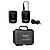 Blink 500 ProX B1 Digital Camera-Mount Wireless Omni Lavalier Microphone System (Black, 2.4 GHz) with SR-C8 Watertight Dustproof Carry-On Case