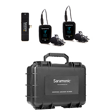 Blink 500 ProX B6 Two-Person Digital Wireless Lavalier Microphone System with USB-C Connector (2.4 GHz) with SR-C8 Watertight Dustproof Carry-On Case Image 0
