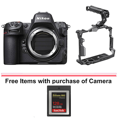Z 8 Mirrorless Digital Camera Body with SmallRig Cage Kit Image 0