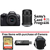 EOS R100 Mirrorless Digital Camera with Canon 18-45mm Lens and Canon 55-210mm Lens & 5 Year Samy's Care Accidental Damage Protection Extended Warranty Thumbnail 0
