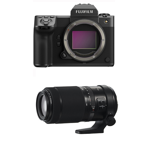 GFX 100 II Medium Format Mirrorless Camera Body with GF 100-200mm f/5.6 R LM OIS WR Lens Image 0