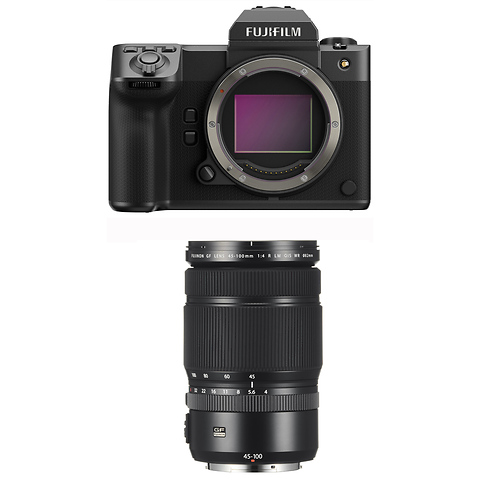 GFX 100 II Medium Format Mirrorless Camera Body with GF 45-100mm f/4 R LM OIS WR Lens Image 0
