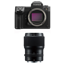 GFX 100 II Medium Format Mirrorless Camera Body with GF 110mm f/2.0 R LM WR Lens Image 0