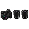 Lumix DC-S5 IIX Mirrorless Digital Camera with 20-60mm, 50mm Lenses (Black) and Lumix S 85mm f/1.8 Lens Thumbnail 0