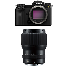 GFX 100S II Medium Format Mirrorless Camera Body with GF 110mm f/2.0 R LM WR Lens Image 0