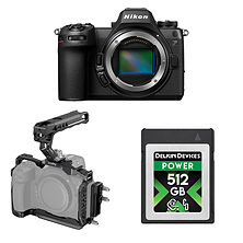Z6III Mirrorless Digital Camera Body with SmallRig Cage Kit, and Delkin Devices 512GB POWER 4.0 CFexpress Type B Memory Card Image 0
