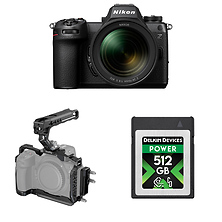 Z6III Mirrorless Digital Camera with 24-70mm f/4 S Lens, SmallRig Cage Kit, and Delkin Devices 512GB POWER 4.0 CFexpress Type B Memory Card Image 0