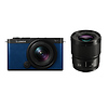 Lumix DC-S9 Mirrorless Digital Camera with 18-40mm Lens (Night Blue) and Lumix S 50mm f/1.8 Lens Thumbnail 0