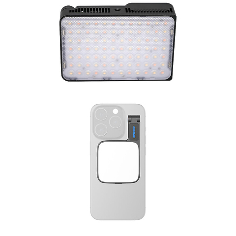 Ace 25x Bi-Color LED Light Panel (Charcoal) with Go Mini MagSafe LED Light (Charcoal) Image 0