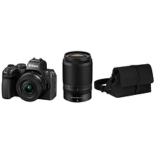 Z50 II Mirrorless Digital Camera with 16-50mm, 50-250mm Lenses and GL X Nikon Splash Crossbody Bag (Black) Image 0