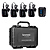 Blink 500 ProX B8 4-Person Digital Camera-Mount Wireless Microphone System (2.4 GHz) with SR-C8 Watertight Dustproof Carry-On Case