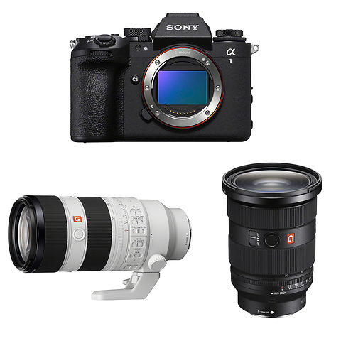 Alpha 1 II Mirrorless Digital Camera Body with FE 24-70mm f/2.8 GM II Lens and FE 70-200mm f/2.8 GM OSS II Lens Image 0