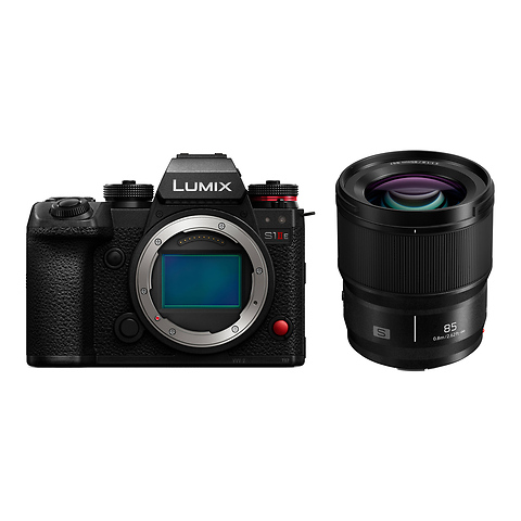 Lumix S1 IIE Mirrorless Digital Camera Body with Lumix S 85mm f/1.8 Lens Image 0