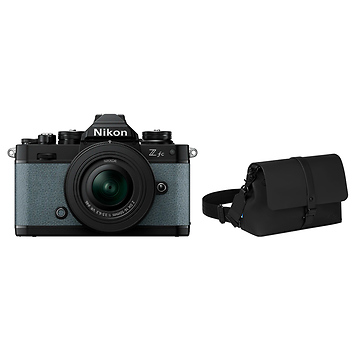 Z fc Mirrorless Digital Camera with 16-50mm Lens (Chalk Blue) and GL X Nikon Splash Crossbody Bag (Black)