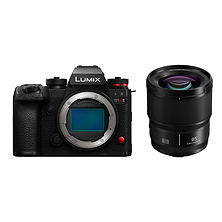 Lumix S1RII Mirrorless Digital Camera Body with Lumix S 85mm f/1.8 Lens Image 0