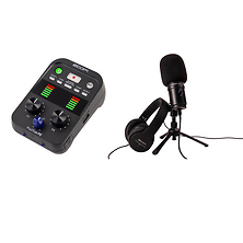 PodTrack P2 Dual USB Mic Recorder for Podcasters with ZUM-2 Podcast Mic Pack Image 0