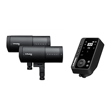D30 500Ws Monolight Duo Kit with Connect Pro Non-TTL Remote Image 0