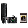 Z 8 Mirrorless Digital Camera with 180-600mm f/5.6-6.3 Lens and Nikon 64GB XQD Memory Card Thumbnail 0