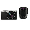 Lumix DC-S9 Mirrorless Digital Camera with 18-40mm Lens (Black/Silver) and Lumix S 50mm f/1.8 Lens Thumbnail 0
