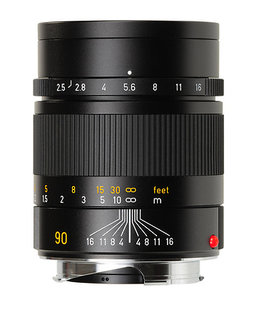 90mm f/2.5 Summarit-M Manual Focus Lens (Black)