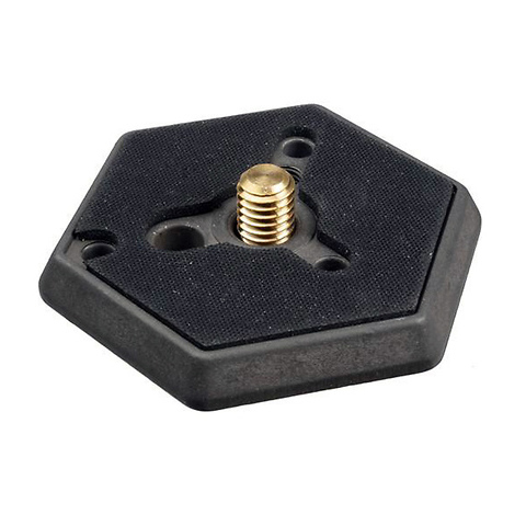 030-38 Hexagonal Quick Release Plate with 3/8in. Screw Image 0