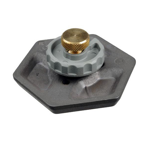 030-38 Hexagonal Quick Release Plate with 3/8in. Screw Image 1