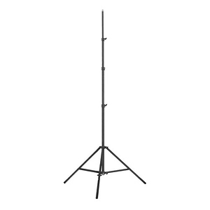 Medium Kit Stand with Triple Riser - Aluminum - Black