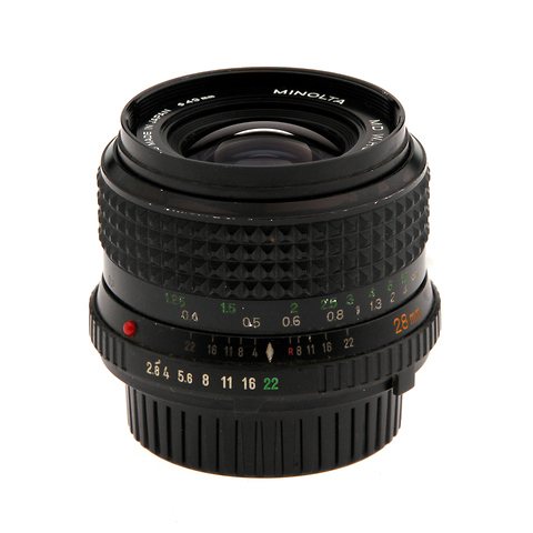 MD 28mm f/2.8 Lens for Minolta MD Mount Cameras - Pre-Owned Image 0