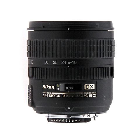 AF-S 18-70mm f3.5-4.5G ED-IF DX Zoom Lens - Pre-Owned Image 0