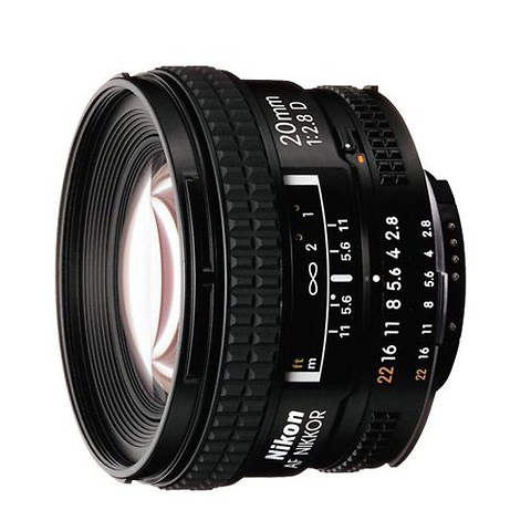 Super Wide Angle AF Nikkor 20mm f/2.8D Autofocus Lens Image 0