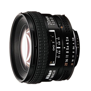 Super Wide Angle AF Nikkor 20mm f/2.8D Autofocus Lens