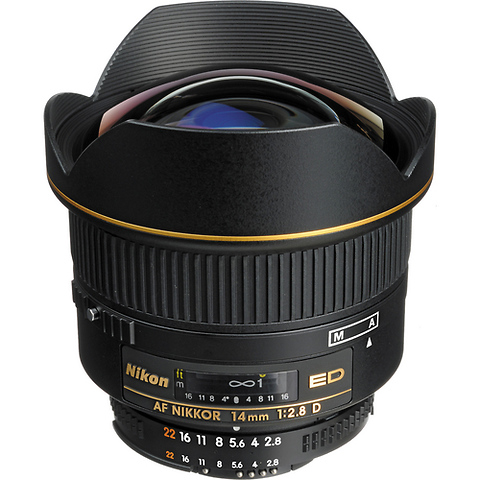 AF Nikkor 14mm f/2.8D ED Autofocus Lens Image 0